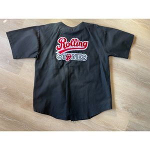 BROCKUM WW ROLLING STONES 1994 NWOT Vintage Embroidered Tongue Patch Jersey, XL